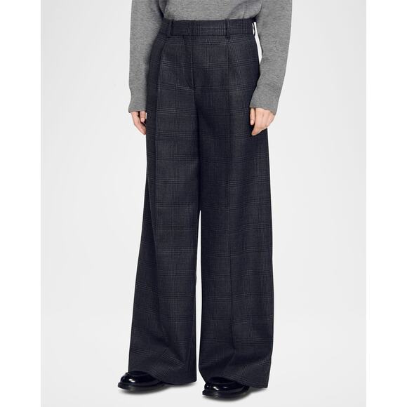 Sandro 'Felix' Grey Pants Size 2 - Picture 1 of 5